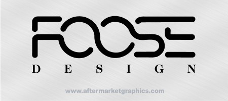 Foose Design Decals - Pair (2 pieces)